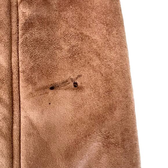 Gallery Women’s Vintage Penny Lane Fur Sherpa Lined Long Brown Maxi Coat Sz XL - Picture 14 of 16